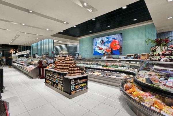 Digital signage for grocery stores and supermarkets