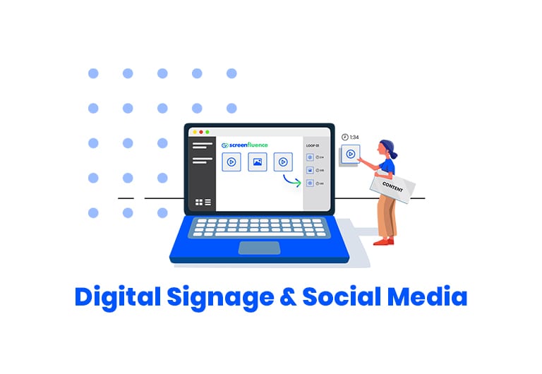 4 Convincing Reasons to Integrate Digital Signage and Social Media