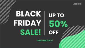 Black Friday Cyber Monday Digital Signage Template